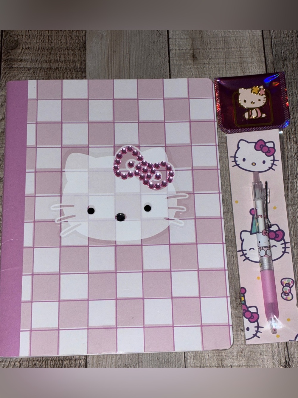Callie Danielle Hello Kitty Notebook w/Ballpoint Pen & Bookmark